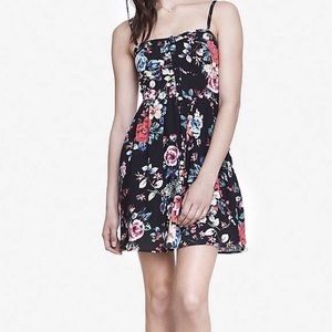 Express Floral Fit & Flare Camisole Dress